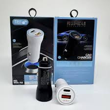 شارژر فندکی فست شارژ WKN-703 QC3.0 3A PD 38W