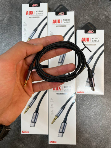 کابل AUX AKO مدل AX-17 کابل با کیفیت AUX به Type-C