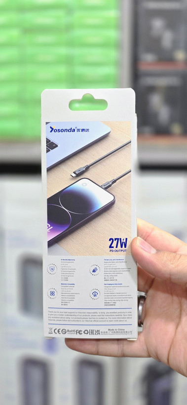 کابل شارژر اورجینال برند yosoda مدل Y-D03