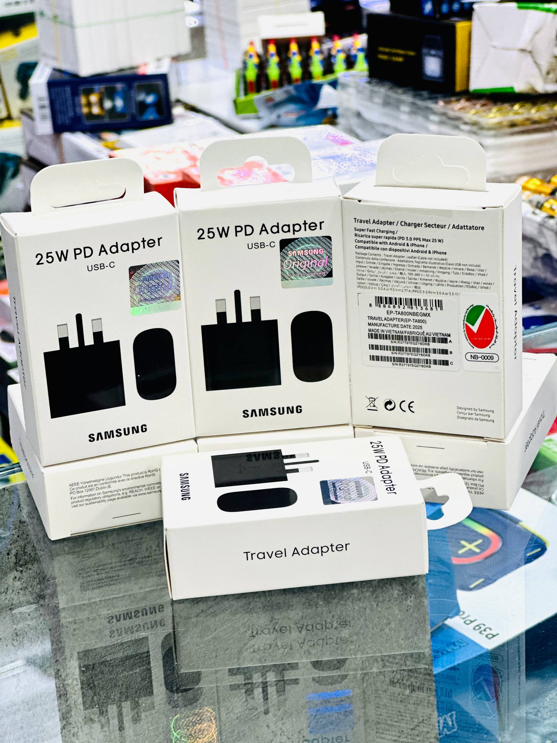 شارژر دیواری سامسونگ 25W وات ۳ پین