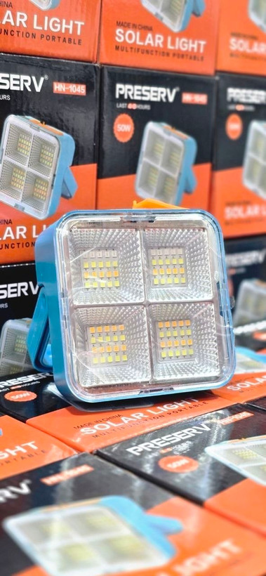 پرژکتور خورشیدی برند PRESERV مدل HN-1045 با پاوربانک