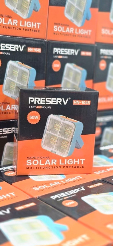 پرژکتور خورشیدی برند PRESERV مدل HN-1045 با پاوربانک